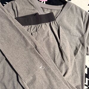 Jaanuu Gray Scrub Set